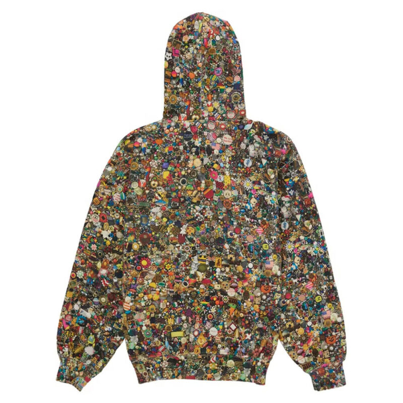 Supreme Mike Kelley Zip Up Hooded Sweatshirt -Multicolor